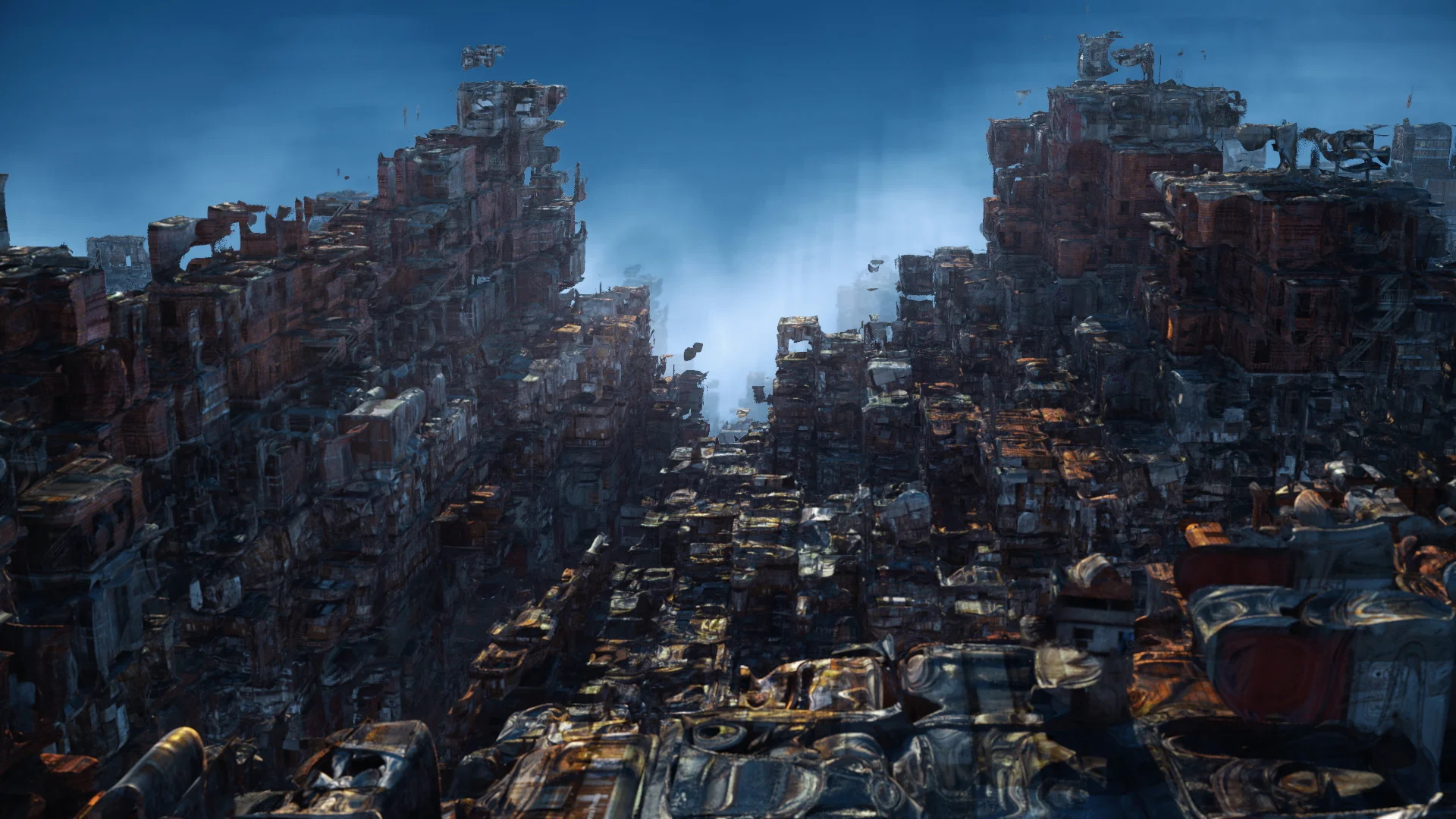 絵画 GRAVITY Infinite Cities VJ Pack — Julius Horsthuis